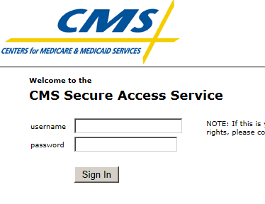 CMS Secure Access Login